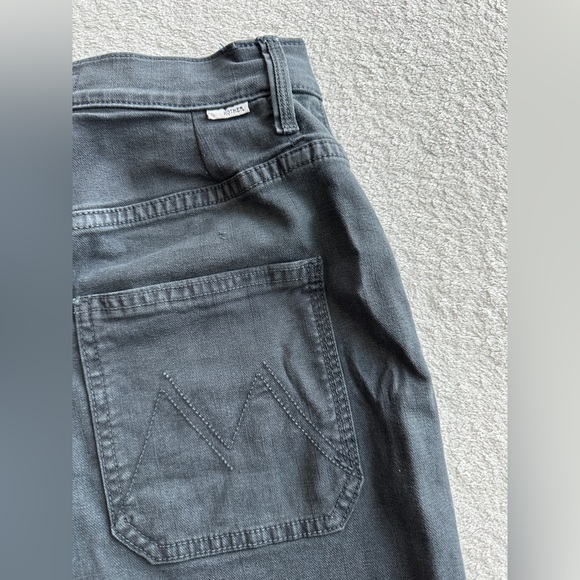 MOTHER The Wrapper Patch Springy Ankle‎ jeans 27 charcoal EUC - Picture 8 of 13